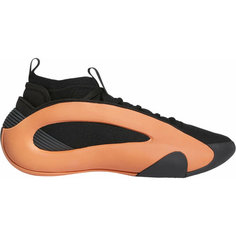 Кроссовки adidas Harden Volume 8, полнота F, размер 7 UK, черный/оранжевый
