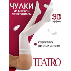 Чулки TEATRO, 100 den, размер 4, белый