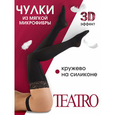 Чулки TEATRO, 100 den, размер 4, nero/черный