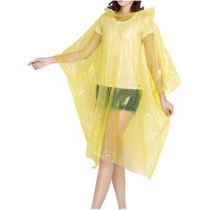 Плащ-дождевик Perfecto Linea, размер oversize, желтый