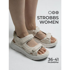 Сандалии STROBBS, размер 41, бежевый