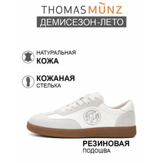 Кеды Thomas Munz Весна-лето 2025, полнота 4, размер 38, белый/серый
