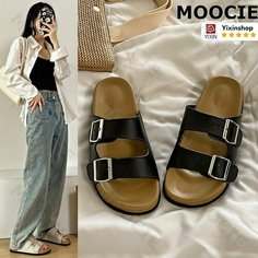 Тапочки MOOCIE, размер Длина стельки 230-235 мм, черный
