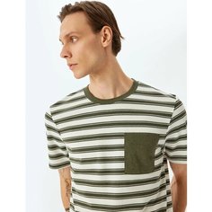 Футболка KOTON, размер S, хаки
