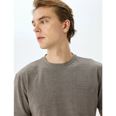 Футболка KOTON, размер XL, коричневый