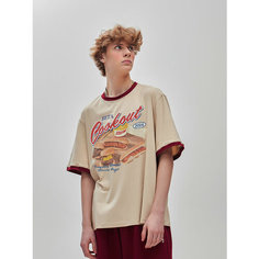 Футболка NOT TODAY, размер L-XL, бежевый