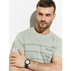 Футболка BeGood с принтом больших размеров, размер 60, зеленый