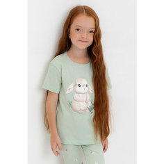 Футболка crockid КР 302703-1/пастельно-зеленый к545, размер 68/134, зеленый