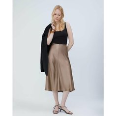 Юбка Gloria Jeans GJ BLACK, размер M (44-46), светло-коричневый