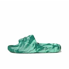 Шлёпанцы adidas adilette, размер 40 2/3EU / 7UK, зеленый