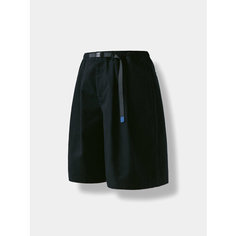 Шорты ANGLAN Twill Tuck Belt, размер One size, black