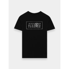 Футболка MM6 Numeric, размер M, black