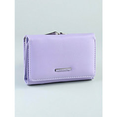Кошелек LeatherStyle, фактура гладкая, purple