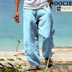Брюки MOOCIE, размер 5XL, светло-голубой