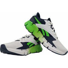 Кроссовки Reebok Zig Dynamica 5 K, размер 4 US, белый/синий/зеленый