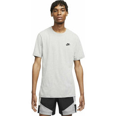 Футболка NIKE NSW CLUB TEE, 1 шт., размер M, серый