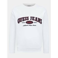 Свитшот GUESS, размер XXL, , белый