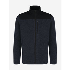Джемпер OUTVENTURE Men’s Fleece jumper full zip, размер 52, , синий/черный
