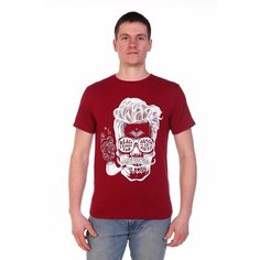 Футболка Руся SMOKE, 1 шт., размер 48, бордовый