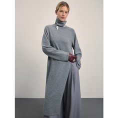 Платье Zarina x Eliseeva, размер L (RU 48), серый меланж