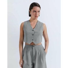 Жилет Gloria Jeans GJ BLACK, размер M (44-46), белый, серый