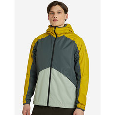Ветровка Northland Professional Mens Hiking Rain Jacket, размер 44/46, серый/желтый