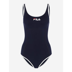 Купальник Fila Womens Neoprene Swimsuit with print, размер 42, темно-синий