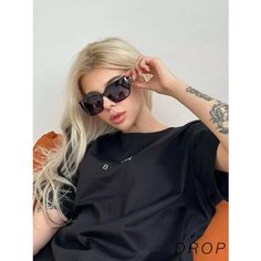 Солнцезащитные очки , черный, фиолетовый Нет бренда