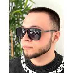 Солнцезащитные очки , черный, фиолетовый Нет бренда