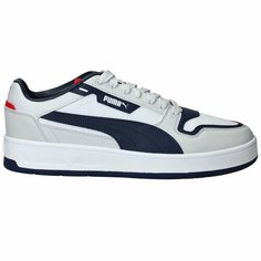 Кеды PUMA Court Classic Street, размер 8 UK, белый/синий