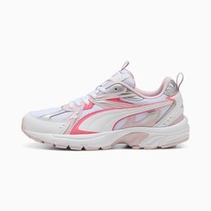 Кроссовки PUMA Milenio tech, размер 4 UK, белый/розовый