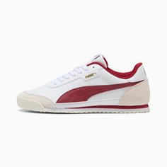 Кеды PUMA Turino II OG, размер 8 UK, белый/бордовый