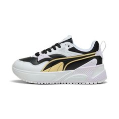 Кроссовки PUMA R78, размер 7 UK, белый/черный/бежевый