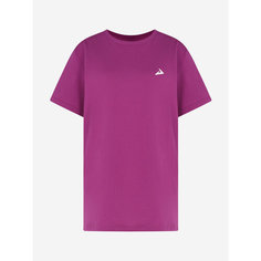 Футболка спортивная Demix W D Basic Solid T-Shirt, размер 50, фиолетовый