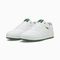 Кеды PUMA Court Classic, размер 11 UK, белый/зеленый