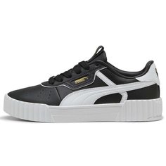 Кеды PUMA Carina 3.0 Luxe, размер 5 UK, черный