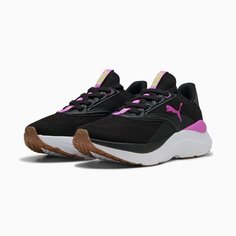 Кроссовки PUMA SOFTRIDE Mayve, размер 5 UK, черный/розовый