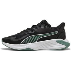 Кроссовки PUMA PWR Hybrid, размер 9,5 UK, черный/зеленый