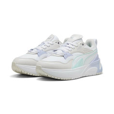 Кроссовки PUMA R78, размер 5,5 UK, белый/фиолетовый