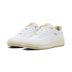 Кроссовки PUMA Court Classic, размер 5 UK, белый/бежевый