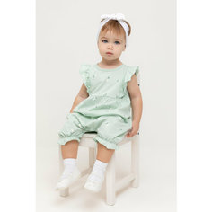 Песочник crockid КР 6408/пастельно-зеленый,милые цветочки к543, размер 44/68, зеленый