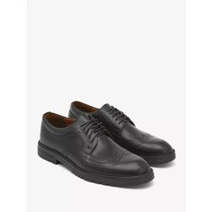 Полуботинки броги 4x4 Shoes, размер 39, глубокий черный