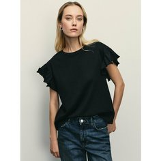 Футболка Zarina, размер XS (RU 42), черный
