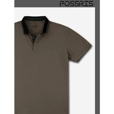 Поло PossRis, размер 44/S, коричневый