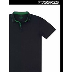 Поло PossRis, размер 48/L, черный