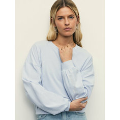 Свитшот Zarina, размер XL (RU 50), , серо-голубой
