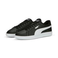 Кеды PUMA Smash 3.0 L Jr, размер 12 UK, черный/белый