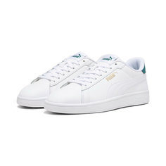 Кеды PUMA Smash 3.0 L Jr, размер 10 UK, белый/зеленый