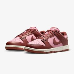 Кроссовки NIKE Dunk Low Next Nature, размер 40, розовый/коричневый