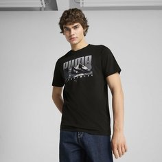 Футболка PUMA Graphics Mountain Tee, размер S, черный